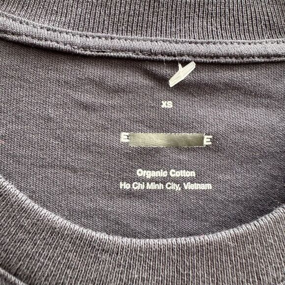 Everlane $48 Organic Cotton Crew Neck T Shirt Navy Blue Mens XS NEW - Picture 4 of 6